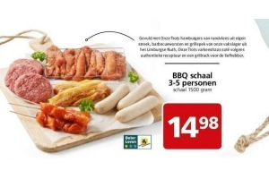 bbq schaal 3 5 personen