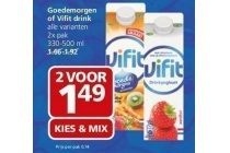 goedemorgen of vifit drink alle varianten