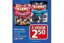 klene drop alle varianten