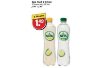 spa fruit en citron