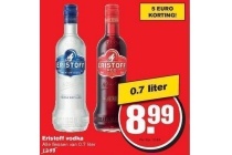 eristoff vodka alle flessen