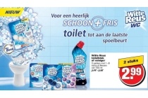 witte reus toiletblok of reiniger