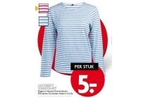 gestreept damesshirt