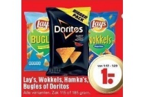 lay s wokkels hamka s bugles of doritos alle varianten