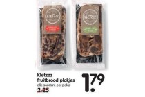 kletzzz fruitbrood plakjes