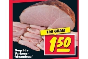 gegrilde varkensfricandeau