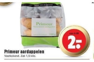 primeur aardappelen