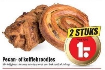 pecan of koffiebroodjes