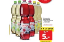 mineraalwater met fruitsmaak