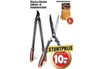 black en decker takken of heggenschaar