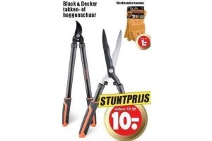 black en decker takken of heggenschaar