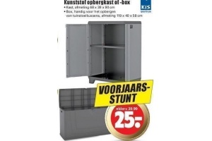 Landelijk dwaas Gezond Kunststof opbergkast of -box nu €25,00 - Beste.nl