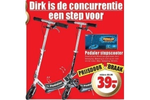 pedaler stepscooter