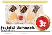 pure ambacht slagroomschnitt
