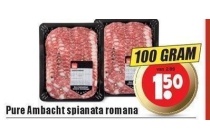 pure ambacht spianata romana
