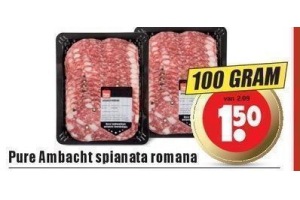 pure ambacht spianata romana