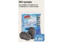 rvs sponsjes nu eur0 99 per pak