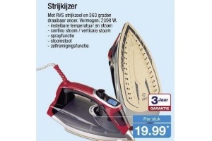 strijkijzer nu eur19 99 per stuk