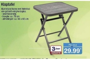 klaptafel nu eur29 99 per stuk