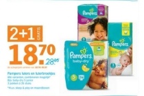 pampers luiers en babybroekjes nu 2 1 gratis