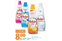 robijn wasmiddelen 2 stuks voor eur8