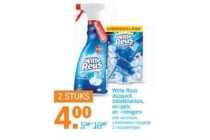 witte reus duopack toiletblokken wc gels en reinigers 2 voor eur4