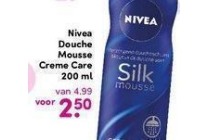 nivea douche mousse creme care