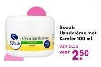 swaab handcreme met kamfer 100 ml