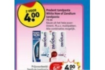 prodent zendium tandpasta of white now