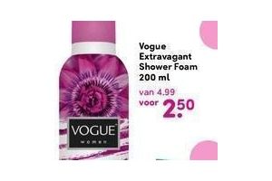 vogue extravagant shower foam