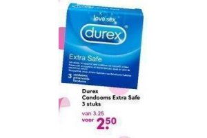 durex condooms extra safe