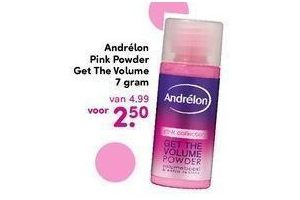andrelon pink powder get the volume