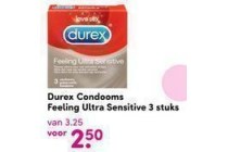durex condooms feeling ultra sensitive