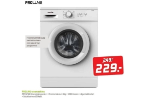 proline wasmachine