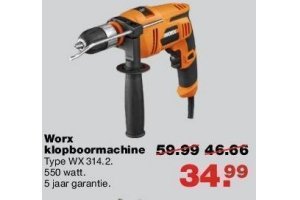 worx klopboormachine type wx 314 2