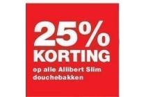 allibert slim douchebakken