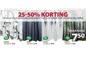 douchegordijnen