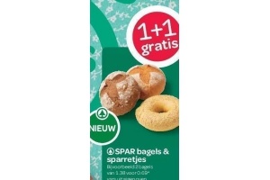 spar bagels en sparretjes