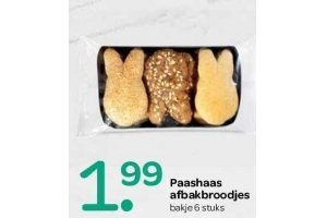 paashaas afbakbroodjes