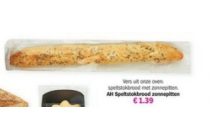 speltstokbrood zonnepitten