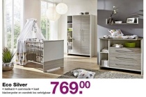 eco silver ledikant commode en kast