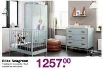 bliss seagreen ledikant commode en kast