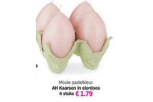 ah kaarsen in eierdoos