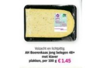 ah boerenkaas jong belegen 48 met klaver plakken