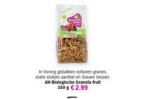 ah biologische granola fruit