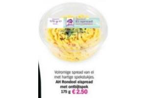 ah rondeel espread met ontbijtspek