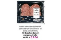 ah excellent salami met zomertruffel