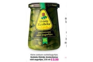 kesbeke kleintje amsterdamse mini augurkjes