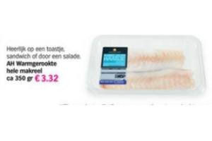 ah warmgerookte hele makreel