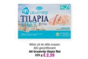 ah graatvrije talapia filet
